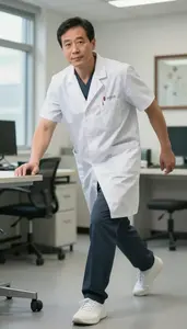 Male Clinical Dietitian Portrait Stock Photo