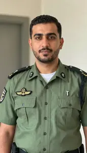 Male Correctional Sergeant Portrait Stock Photo