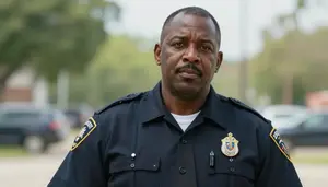 Male County Bailiff Professional Stock Photo