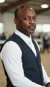 Male Equestrian Events Judge Portrait Stock Photo