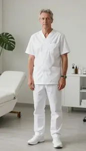 Male Esthetician Portrait Stock Photo