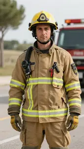 Male Fire Operations Forester Professional Stock Image