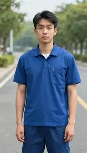 Male Highway Painter Helper Professional Stock Photo