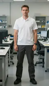 Male Marine Biologist Professional Stock Photo