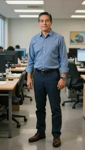 Male Nuclear Physics Professor Professional Stock Photo