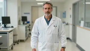 Male Obstetrician Stock Photo