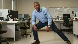 Male Oceanography Professor Professional Stock Image