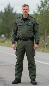 Male Operations Forester Stock Photo
