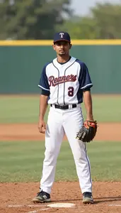 Male Professional Baseball Player Stock Photo