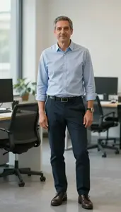 Male Tax Economist Portrait Stock Photo