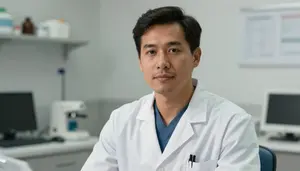 Male Veterinarians Stock Photo