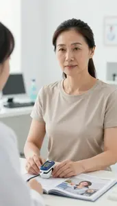 Medical Professional Administering Respiratory Therapy