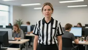 Female Appeals Referee Professional Stock Photo