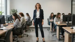 Female Career Counselor Portrait Stock Photo