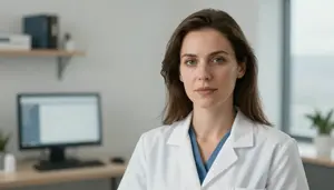 Female Chiropractic Doctor Professional Stock Photo