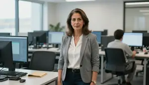 Female Computer Network Architects Professional Stock Image