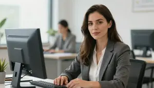 Female Credit Counselors Professional Stock Photo