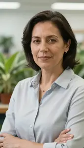 Female Floriculture Professor Stock Photo