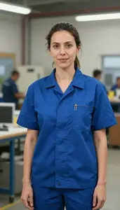 Female Grounds Maintenance Worker Portrait Stock Photo