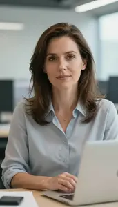 Female Industrial Psychologist Stock Photo