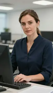 Female Log Sorter Professional Stock Image