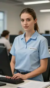 Female Night Stocker Stock Photo