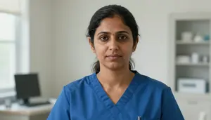 Female Obstetrical Nurse Stock Photo
