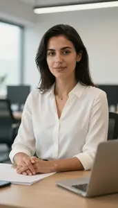 Female Personal Investment Adviser Portrait Stock Photo