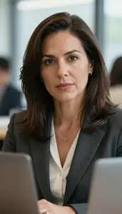 Female Pollster Stock Photo