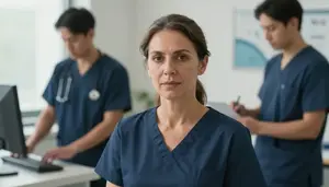 Female Psychiatric Technicians And Aides Professional Stock Photo