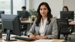 Female Tax Attorney Stock Photo