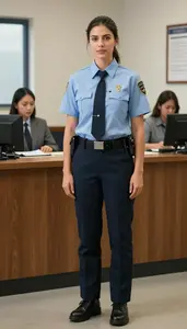 Female Traffic Court Referee Professional Stock Photo