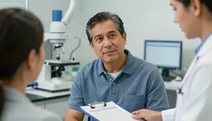 Genetic Counselor Providing Care Healthcare Stock Photo