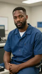 Male Crown And Bridge Technician Stock Photo
