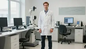 Male Doctor Of Optometry Professional Stock Image