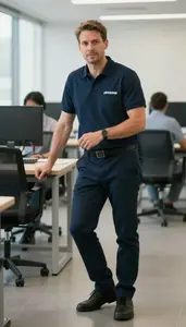 Male Guest Service Agent Stock Photo