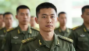 Male Military Careers Stock Photo