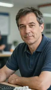 Male Mineral Surveyor Stock Photo