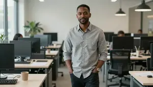 Male Organizational Research Consultant Professional Stock Photo