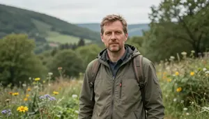 Male Range Ecologist Portrait Stock Photo
