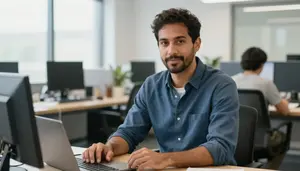 Male Regional Planner Professional Stock Image