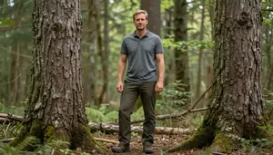 Male Resource Forester Professional Stock Photo