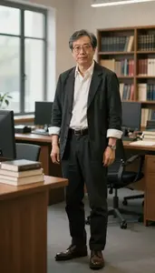 Male Seventeenth Century English Literature Professor Professional Stock Photo