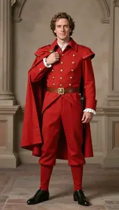 Striking Musketeer Costume Costume