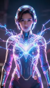 Being Sheathed In Living Electro Magnetic Field