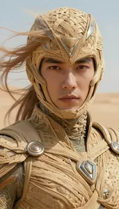 Costume Of Woven Sand And Desert Wind