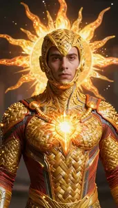 Costume Of Woven Sunbeams And Solar Flares