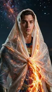 Hero Draped In A Living Solar Wind Stream