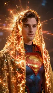 Hero Draped In A Living Solar Corona
