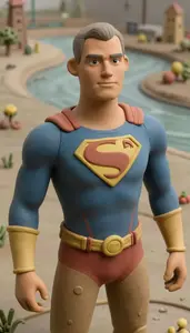 Hero In Living Clay From Riverbeds